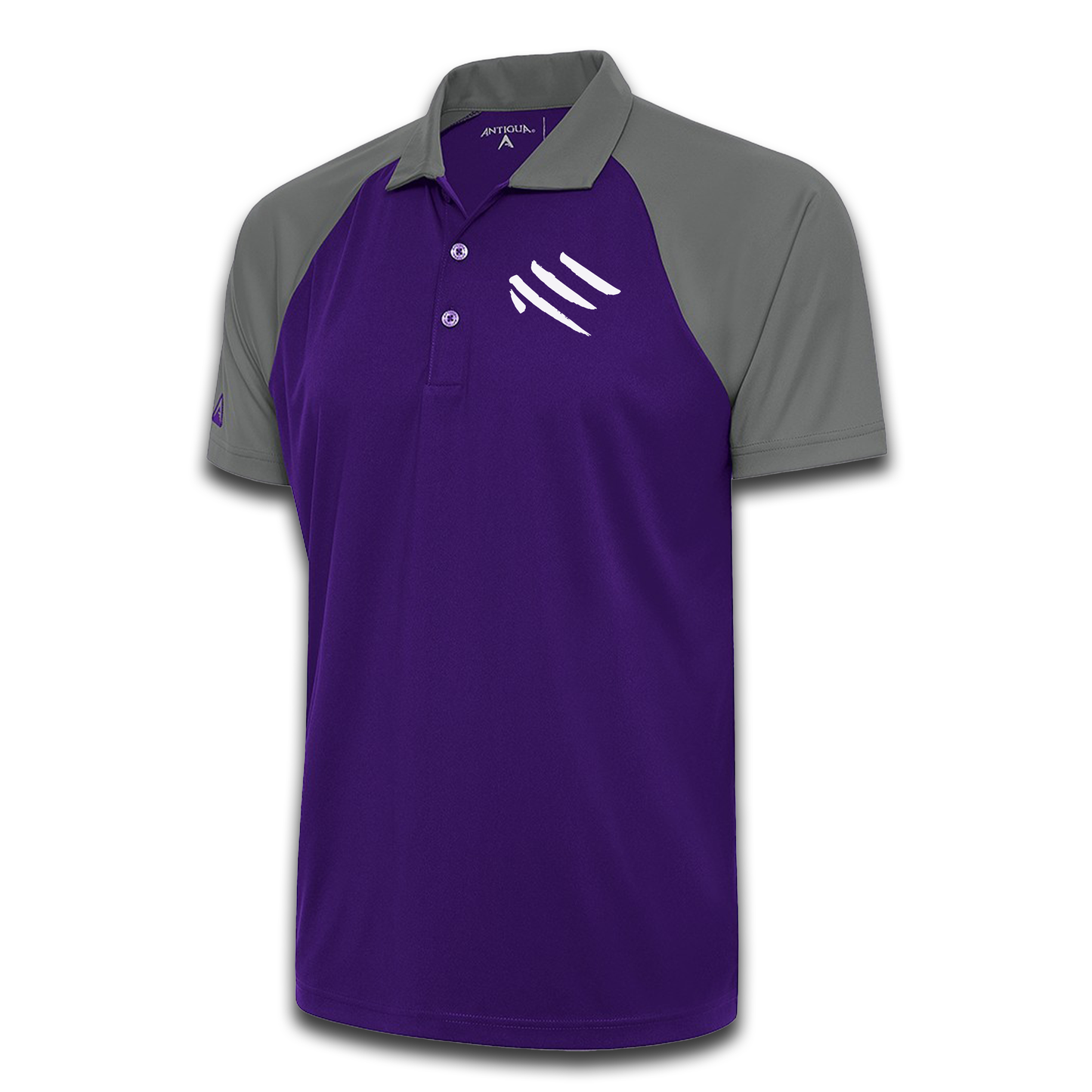 Collared Shirt - Purple and Grey Polo Shirt - Corps