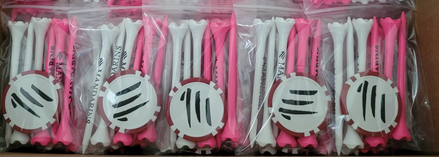 Golf Tees and Ball Marker - Corps