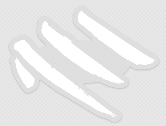 Car Decal - Clear White - Corps