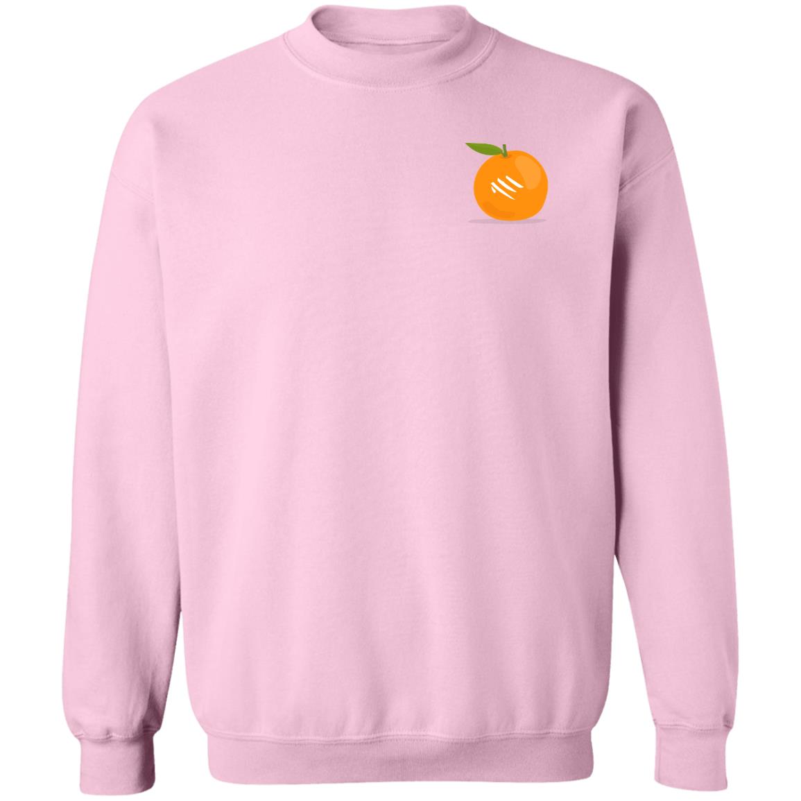 Orange Crewneck Pullover Sweatshirt - Corps