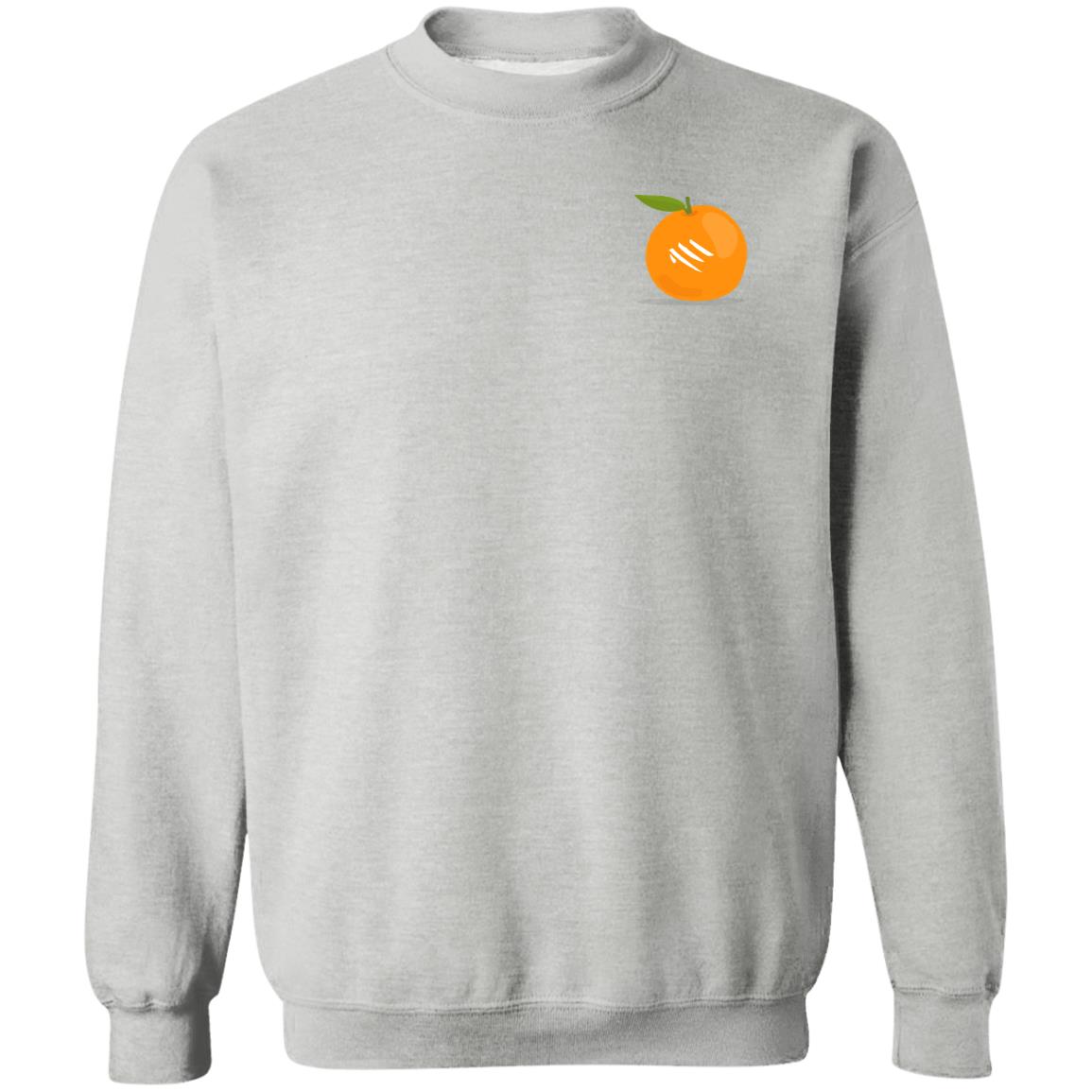 Orange Crewneck Pullover Sweatshirt - Corps