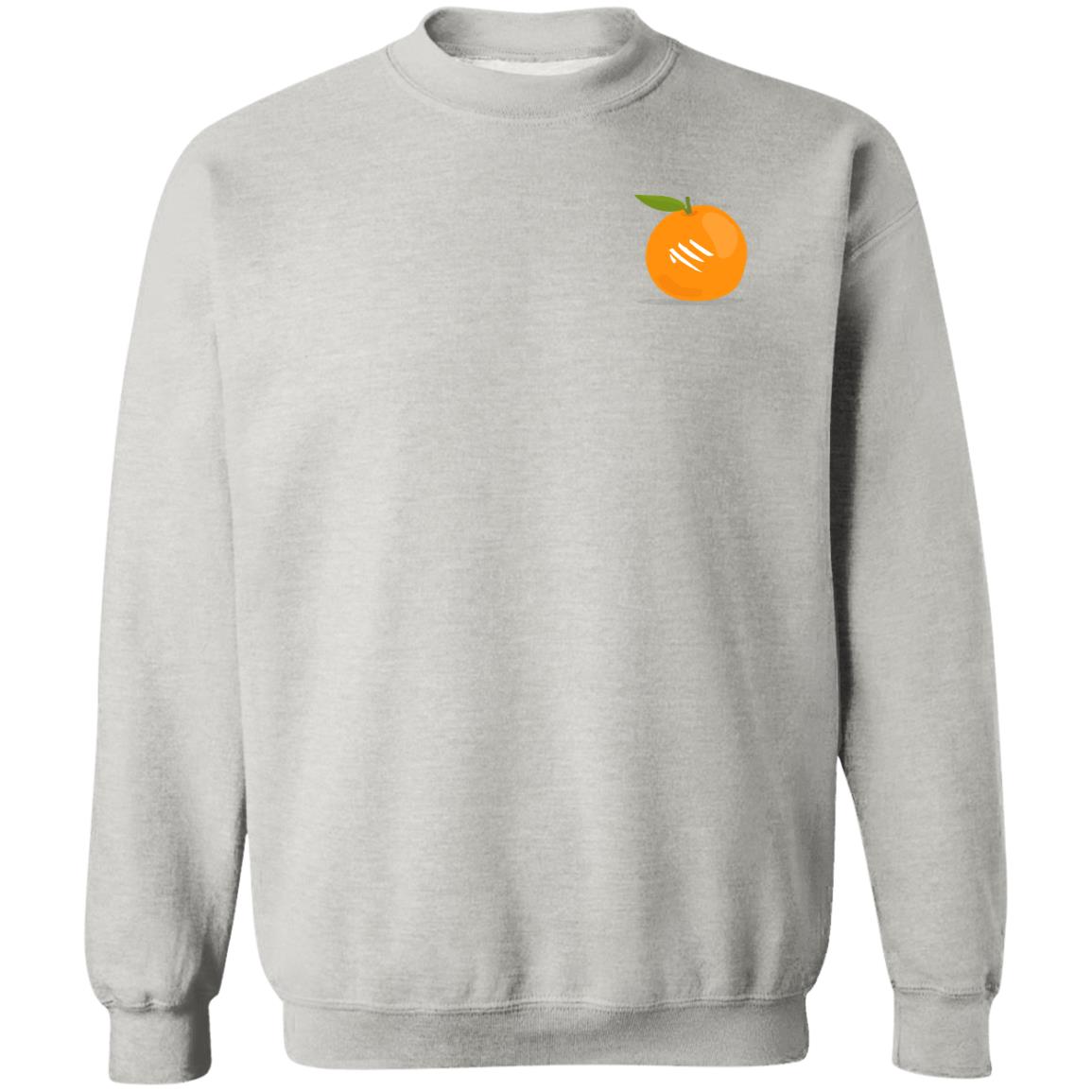 Orange Crewneck Pullover Sweatshirt - Corps