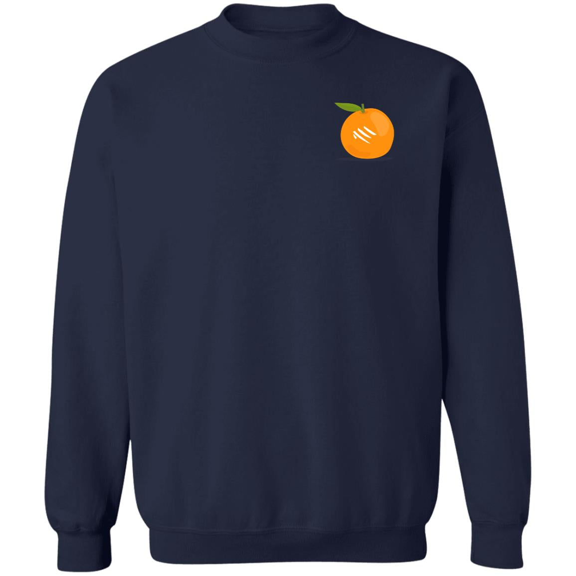 Orange Crewneck Pullover Sweatshirt - Corps