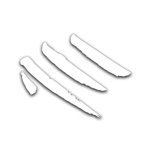 Car Decal - Clear White  - Corps