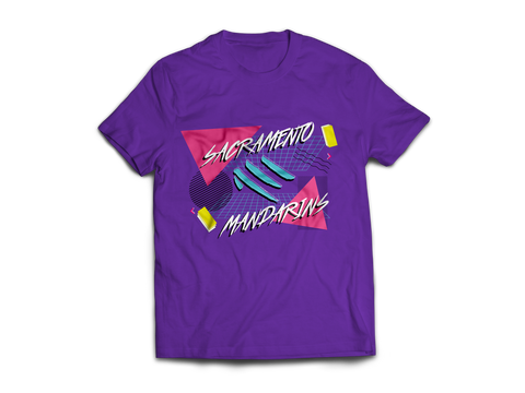 T-Shirt - Retro Purple Shirt